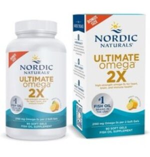 Nordic Naturals Ultimate Omega 2X, Lemon Flavor - 90 Gels