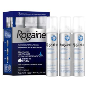 Men’s Rogaine 5% Minoxidil Foam Treatment