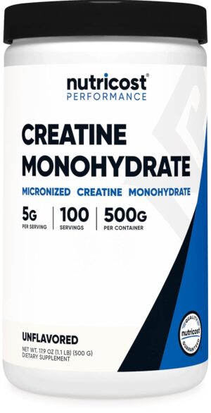 Nutricost Micronized Creatine Monohydrate Powder