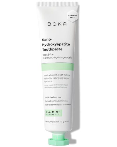Boka Fluoride Free Toothpaste Review: Nano Hydroxyapatite for Sensitive Teeth – Ela Mint Flavor