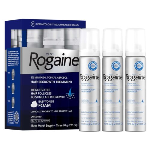 Men’s Rogaine 5% Minoxidil Foam Review: Clinically Proven Hair Regrowth in 8–16 Weeks