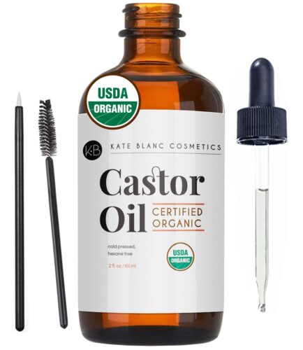 Kate Blanc Organic Castor Oil Review for Hair, Lashes, and Skin